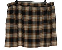 Dámská růžovo-černá kostkovaná sukně Simply Be vel. 56