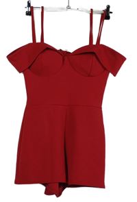 Dámský červený kraťasový oeral s volnými rameny I saw it first 