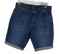 Pánské modré straight riflové kraťasy Next vel. 32R 