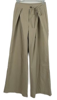 Dámské béžové palazzo kalhoty Shein 