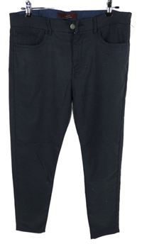 Pánské tmavomodré slim kalhoty Zara vel. 34