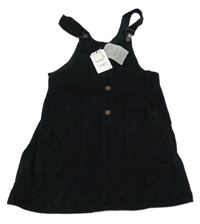 Nové - Černé manšestrové laclové šaty Zara