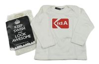 Nové - Bílé triko s potiskem 