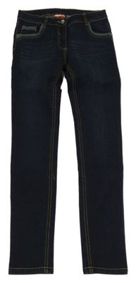 Tmavomodré skinny rifle Pepperts