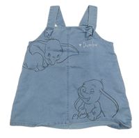 Modré riflové šaty s Dumbem George