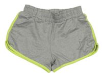 Světlešedé sportovní kraťasy s hvězdou a prožkem Yigga