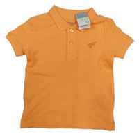 Nové - Oranžové polo tričko s dinosaurem Primark