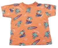 Korálové tričko s dinosaury Primark