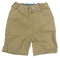 Béžové plátěné chino kraťasy Primark
