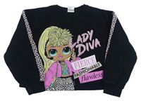 Černá crop mikina - L.O. L. SURPRISE