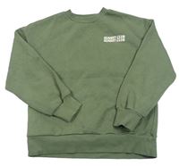 Khaki mikina s nápisy Candy Couture 