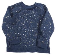 Tmavomodrá mikina s hvězdami Primark