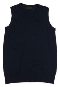 Tmavomodrá pletená vesta zn. Next