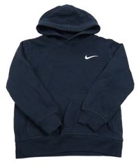 Tmavomodrá mikina s kapucí Nike