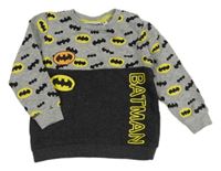 Šedo-tmavošedá mikina - Batman 