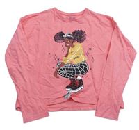 Růžové triko s holčičkou F&F