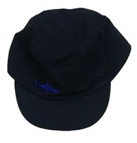Tmavomodrá plátěná kšiltovka Nutmeg