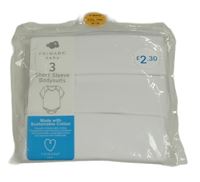 3x Bílé body Primark 