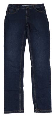 Tmavomodré skinny rifle Denim 