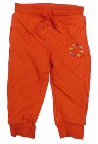 Červené tepláky s logem Adidas