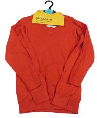 Nové - 2x - Červený svetr M&S