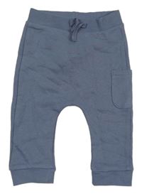 Modrošedé tepláky Tu