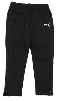 Černé sportovní tepláky s logem Puma 