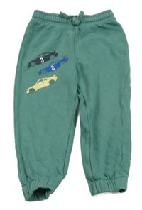 Zelené tepláky s auty M&S