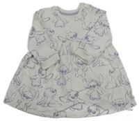 Bílé teplákové šaty se Stitchem George 