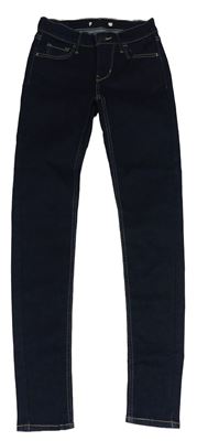 Tmavomodré skinny rifle Levi´s