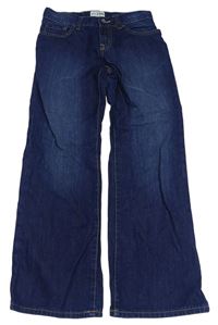 Tmavomodré bootcut rifle zn. PLACE