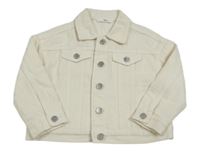 Smetanová riflová bunda s límečkem M&S