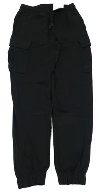 Nové - černé cargo tepláky H&M