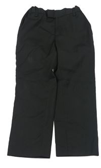 Černé pruhované slavnostní chino kalhoty H&M