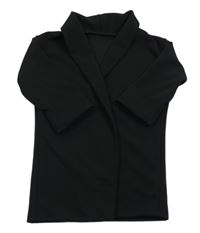 Černý sakový cardigan