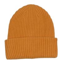 Oranžová žebrovaná pletená čepice H&M