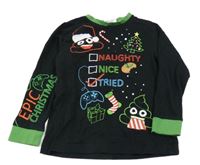 Černé triko s hovínky a ovladačem Matalan