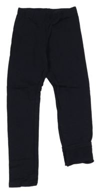 Tmavomodré teplé legíny