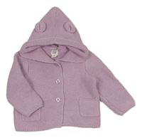 Lila propínací svetr s kapucí GAP