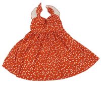 Červené šaty se srdíčky Shein