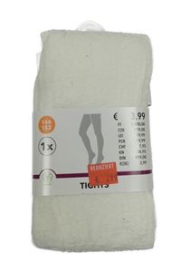 Nové - bílé vzorované punčocháče 