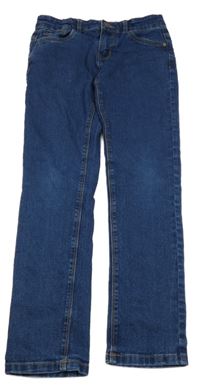 Tmavomodré skinny rifle C&A