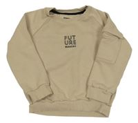 Béžová mikina s nápisem F&F