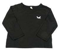 Černé sportovní triko s orlicí 