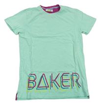 Mátové tričko s nápisem Baker