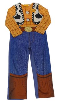 Kostým - Okrovo-bílo-modrý overal - Woody - Toy Story Rubies