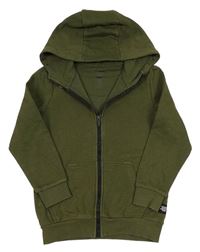 Khaki propínací mikina s kapucí F&F