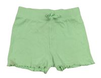 Zelené žebrované kraťasy Primark