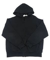 Černá propínací mikina s kapucí H&M