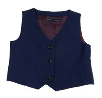 Tmavomodrá slavnostní vesta zn. Next